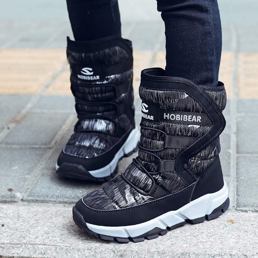 Boys Snow Boots Outdoor Waterproof Winter Kids Shoes